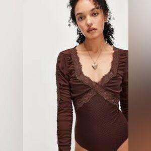 Free People Forever Young Bodysuit